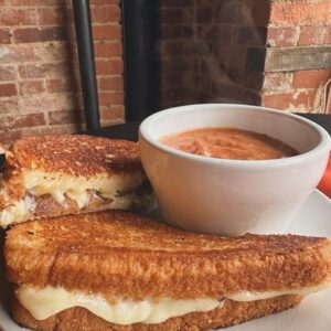 Grilled Cheese and Tomato Bisque at 206 Alder Bistro & Bar